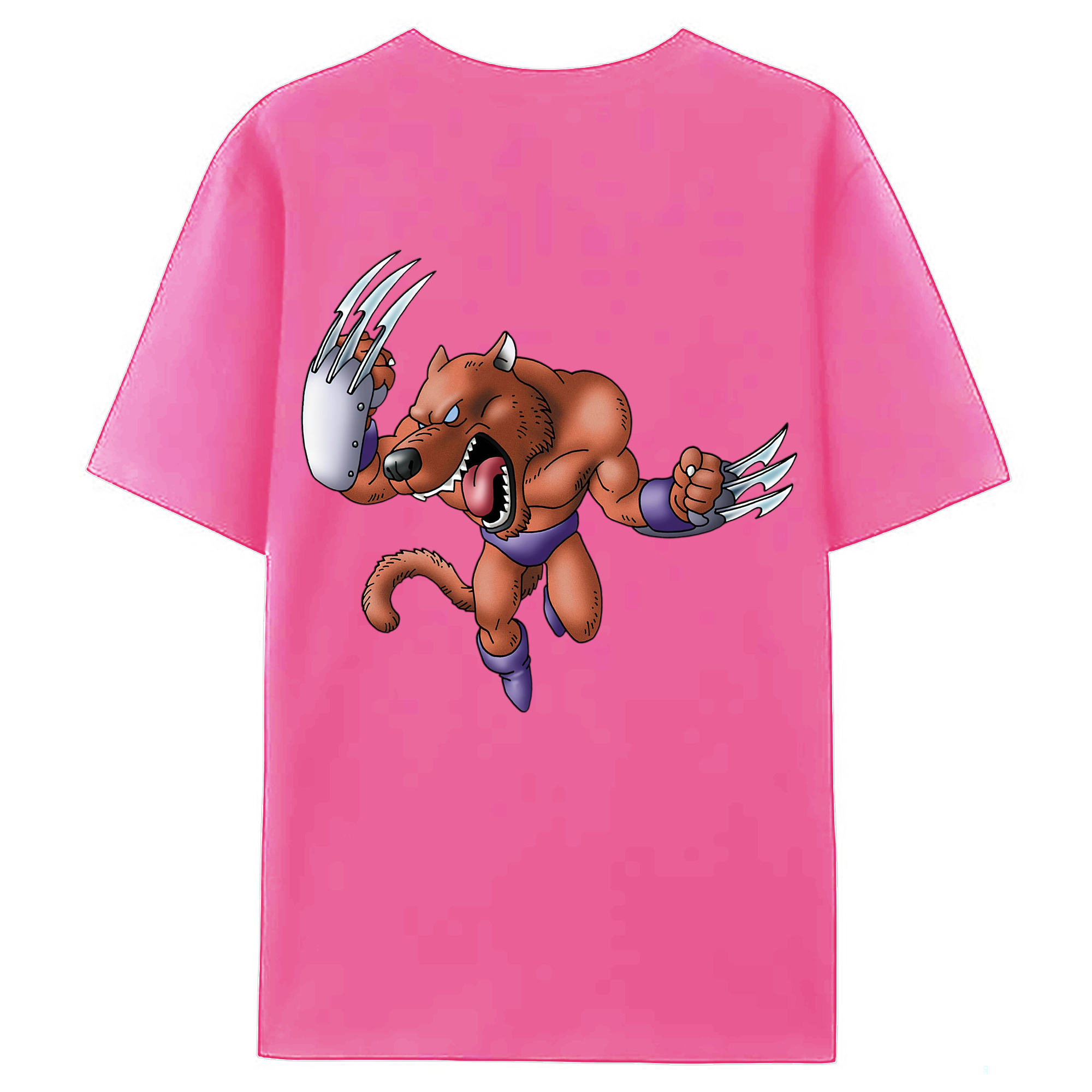 （画像用） ドラゴンクエスト Doragon Kuesuto Dragon Quest レディース半袖Tシャツ(バックプリント)